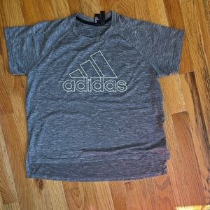 Adidas Kids Heather Gray Tee